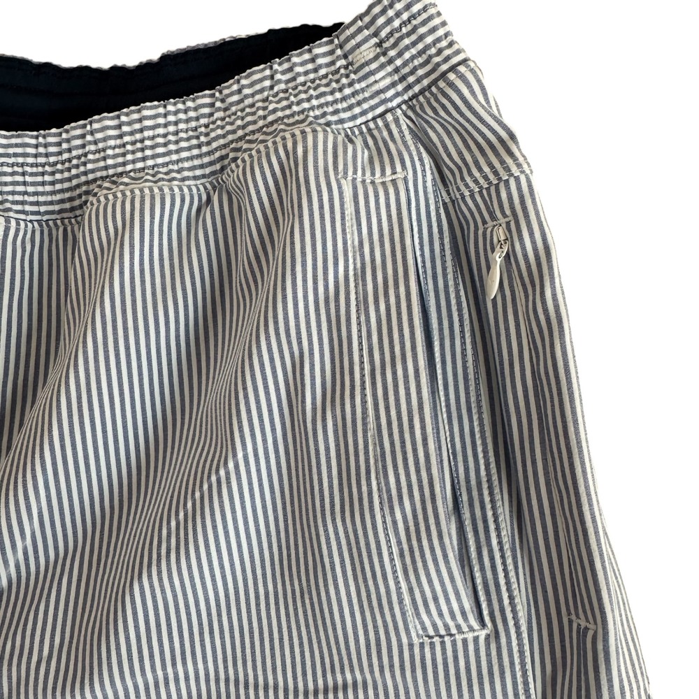 Birddogs 2XL 7in Blue Striped Gym Shorts Built-in Liner Mens Flying Wasps Shorts - Picture 4 of 9